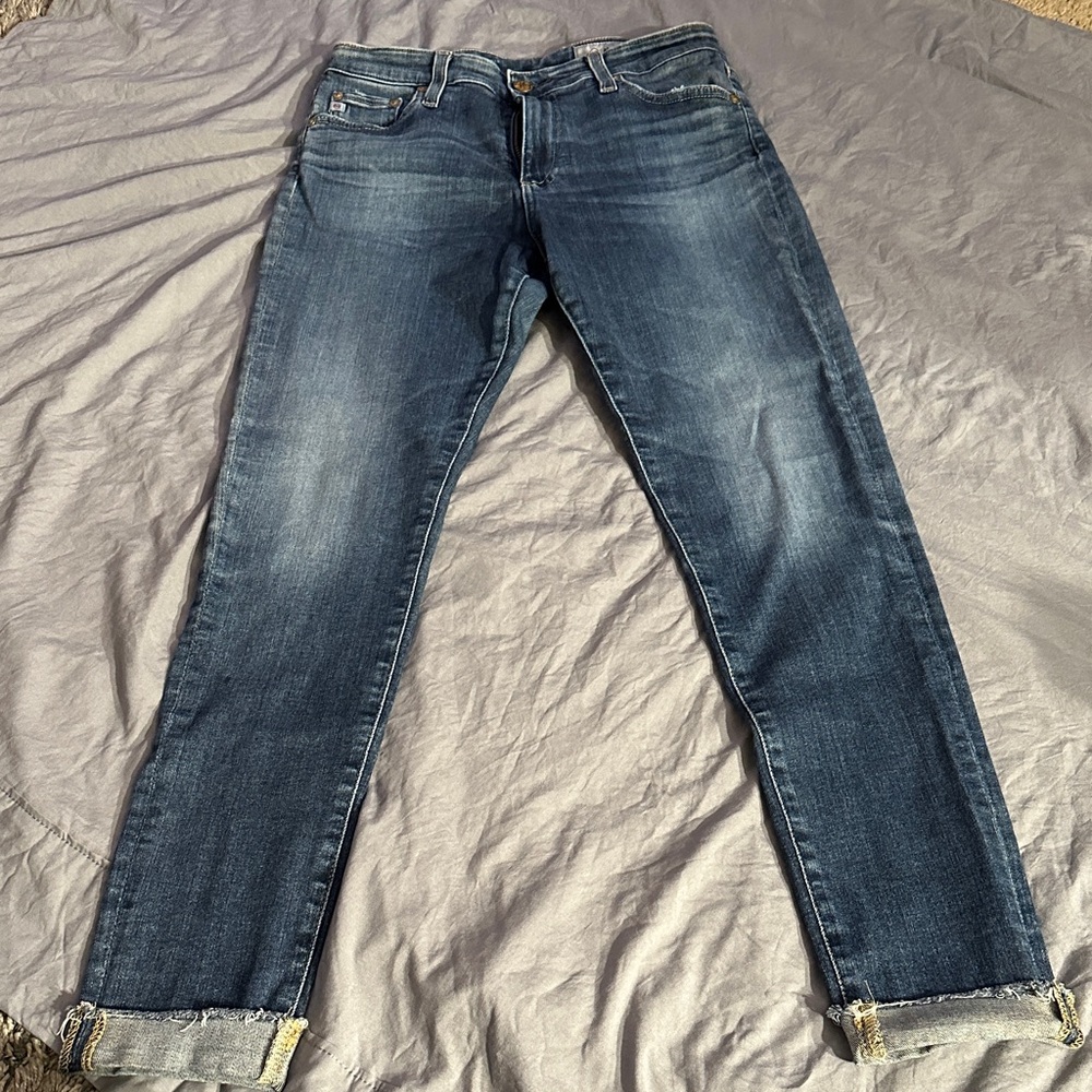 AG Adriano Goldschmied Farrah Skinny Ankle Jeans - Blue